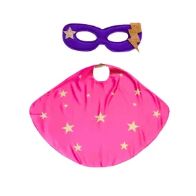 Superhero Star Power Cape Set, Pink - Wholesale