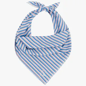 The Cape Stripe | Performance Bandana | The Cape Stripe - Caicos Blue/Washed Red/White