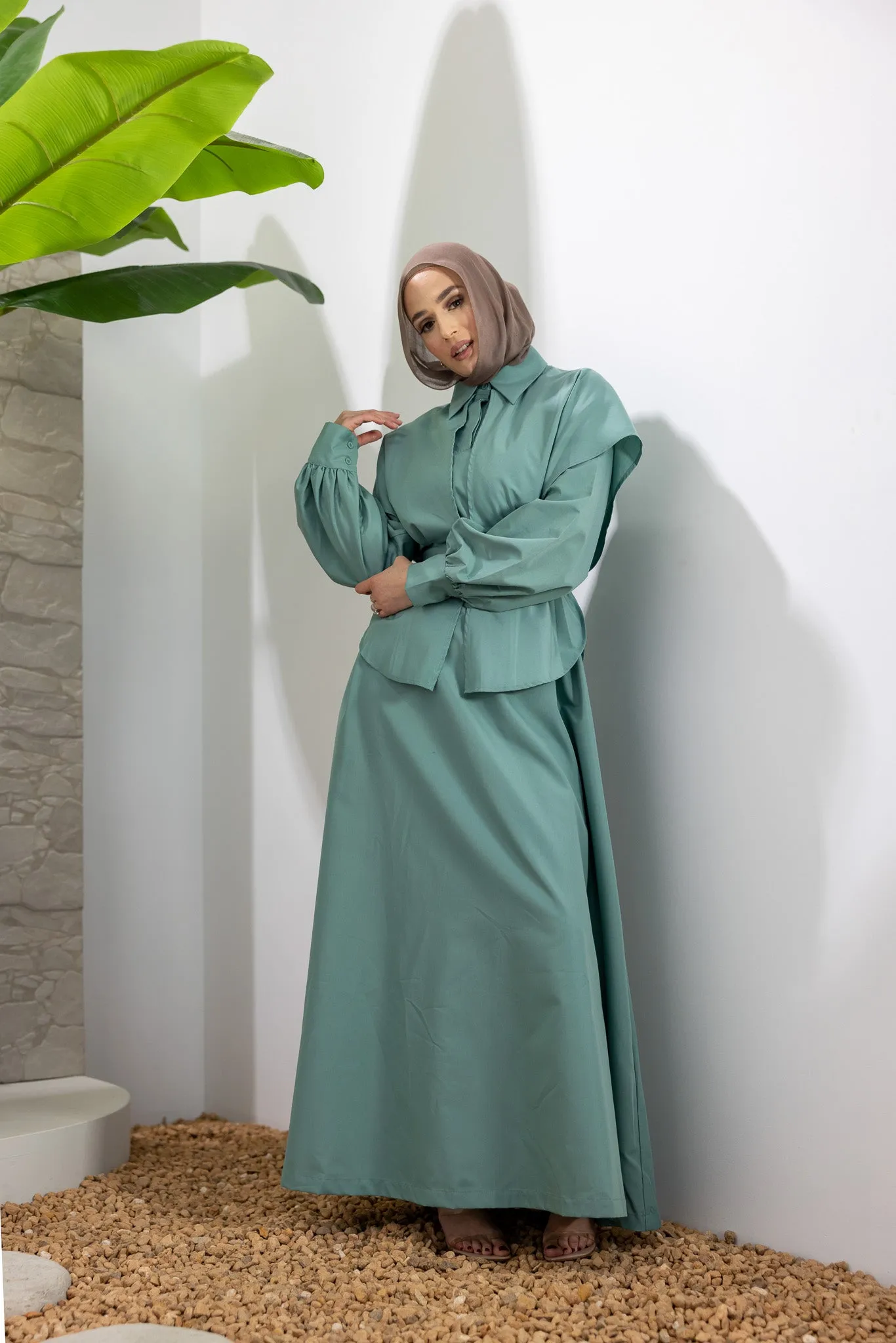 The Crescent Freida Detailed Dress