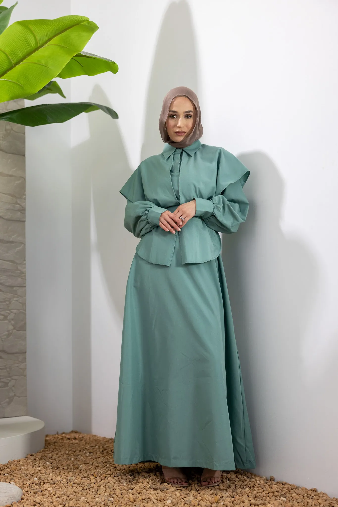 The Crescent Freida Detailed Dress