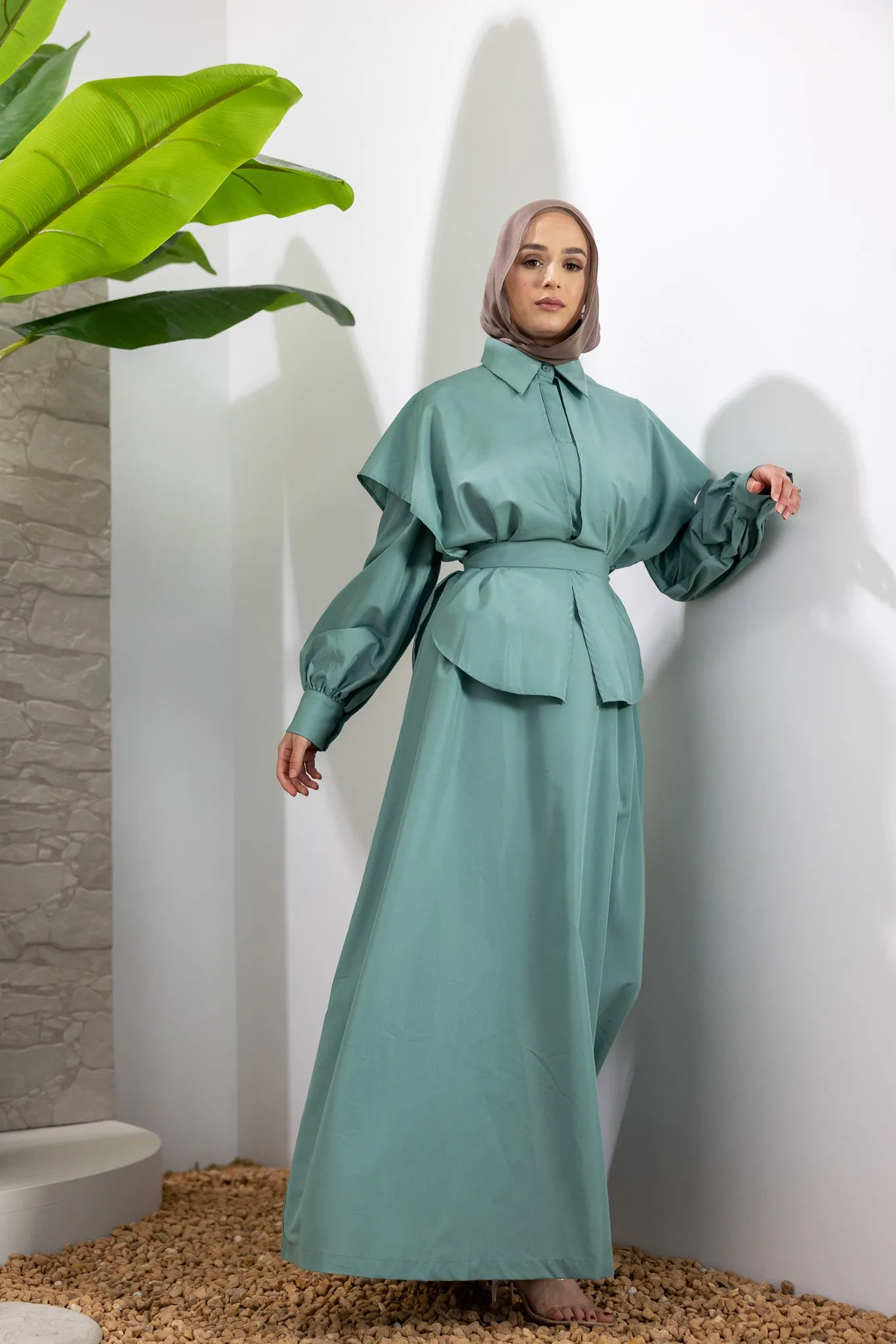 The Crescent Freida Detailed Dress
