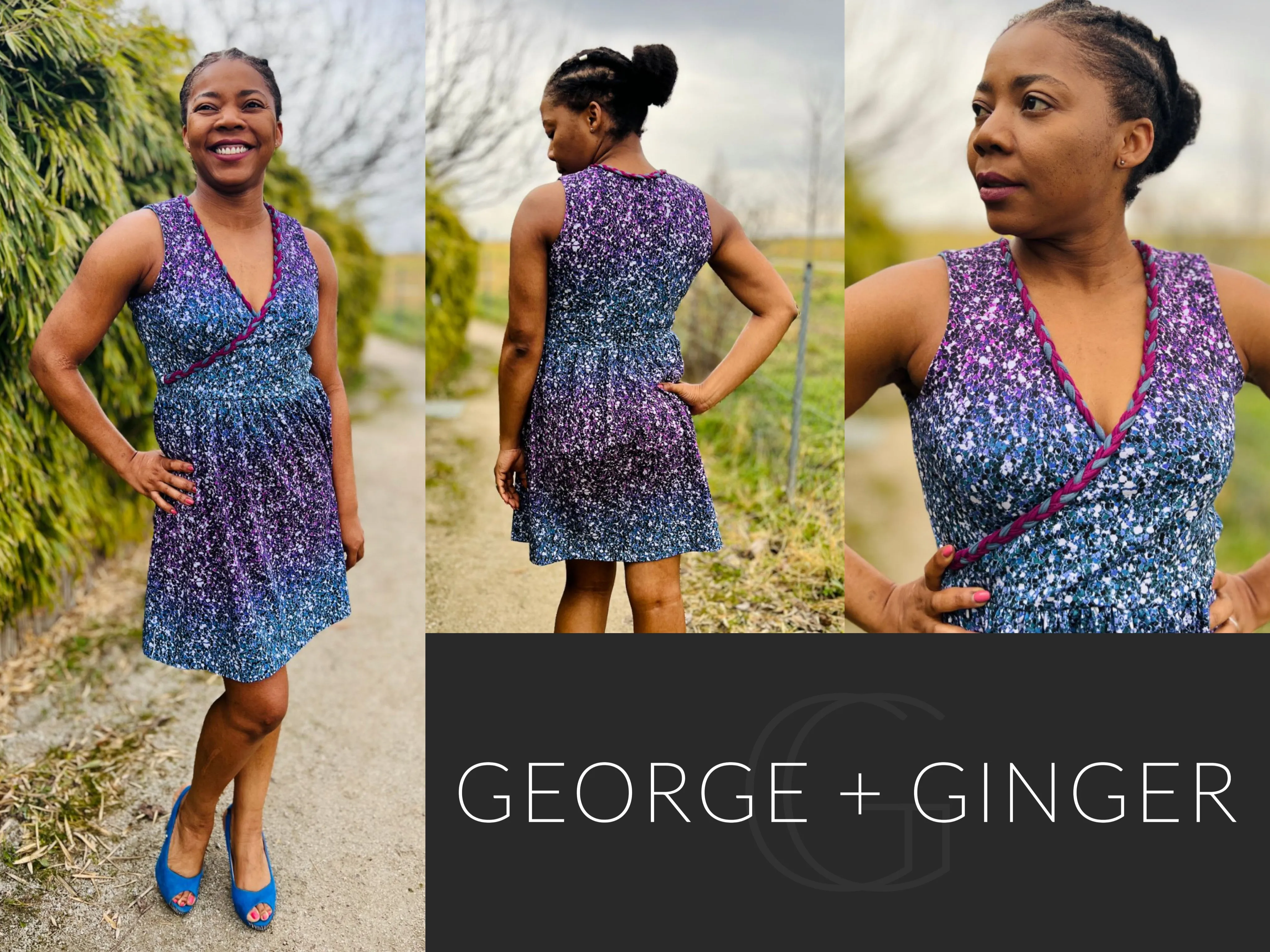 The Plait Dress PDF Sewing Pattern