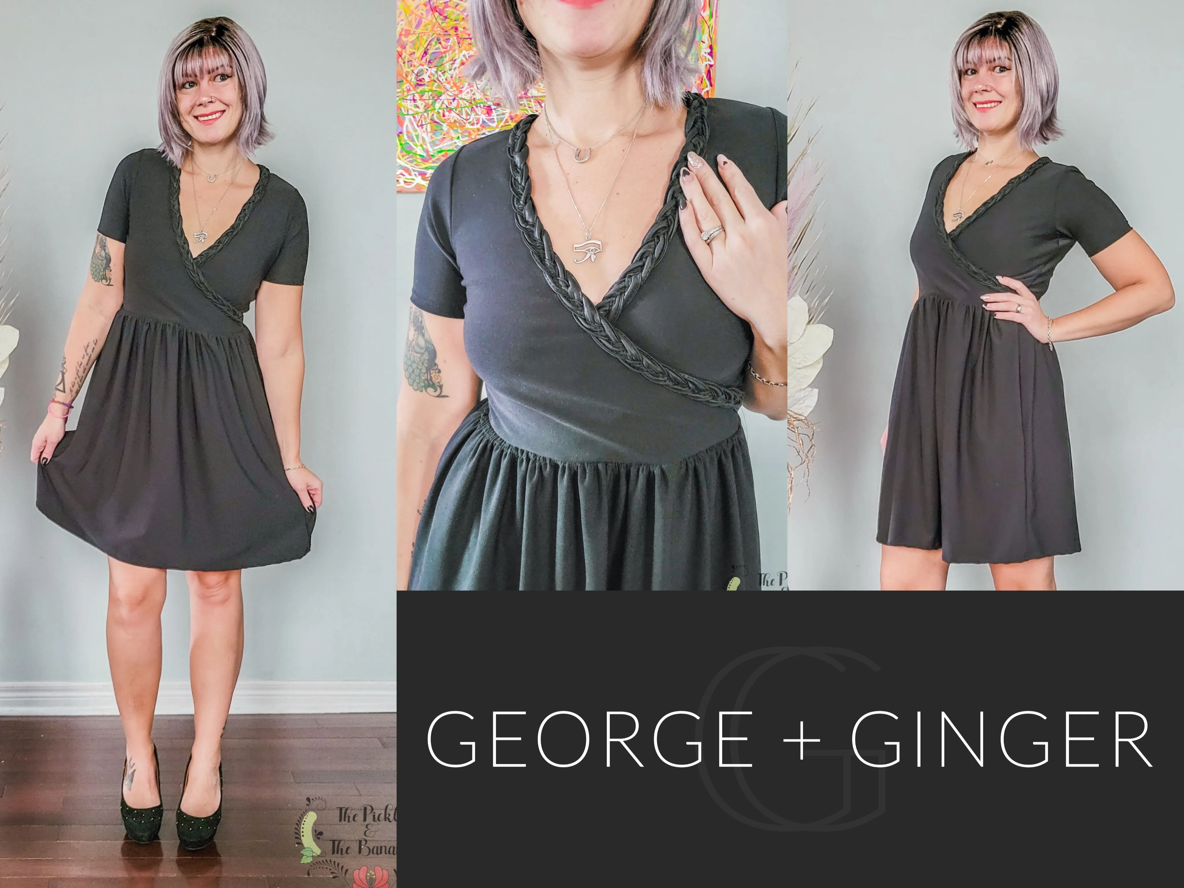 The Plait Dress PDF Sewing Pattern
