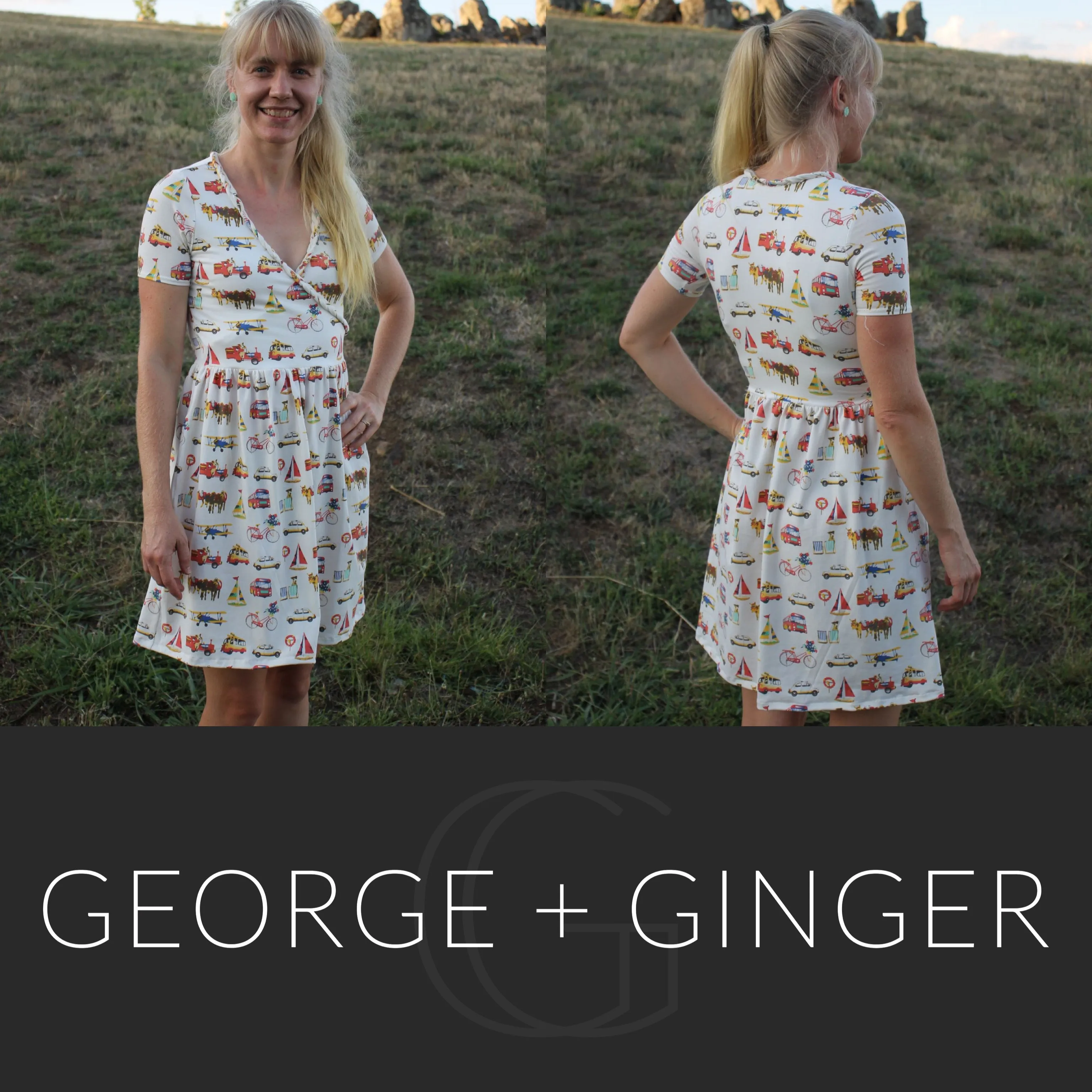 The Plait Dress PDF Sewing Pattern