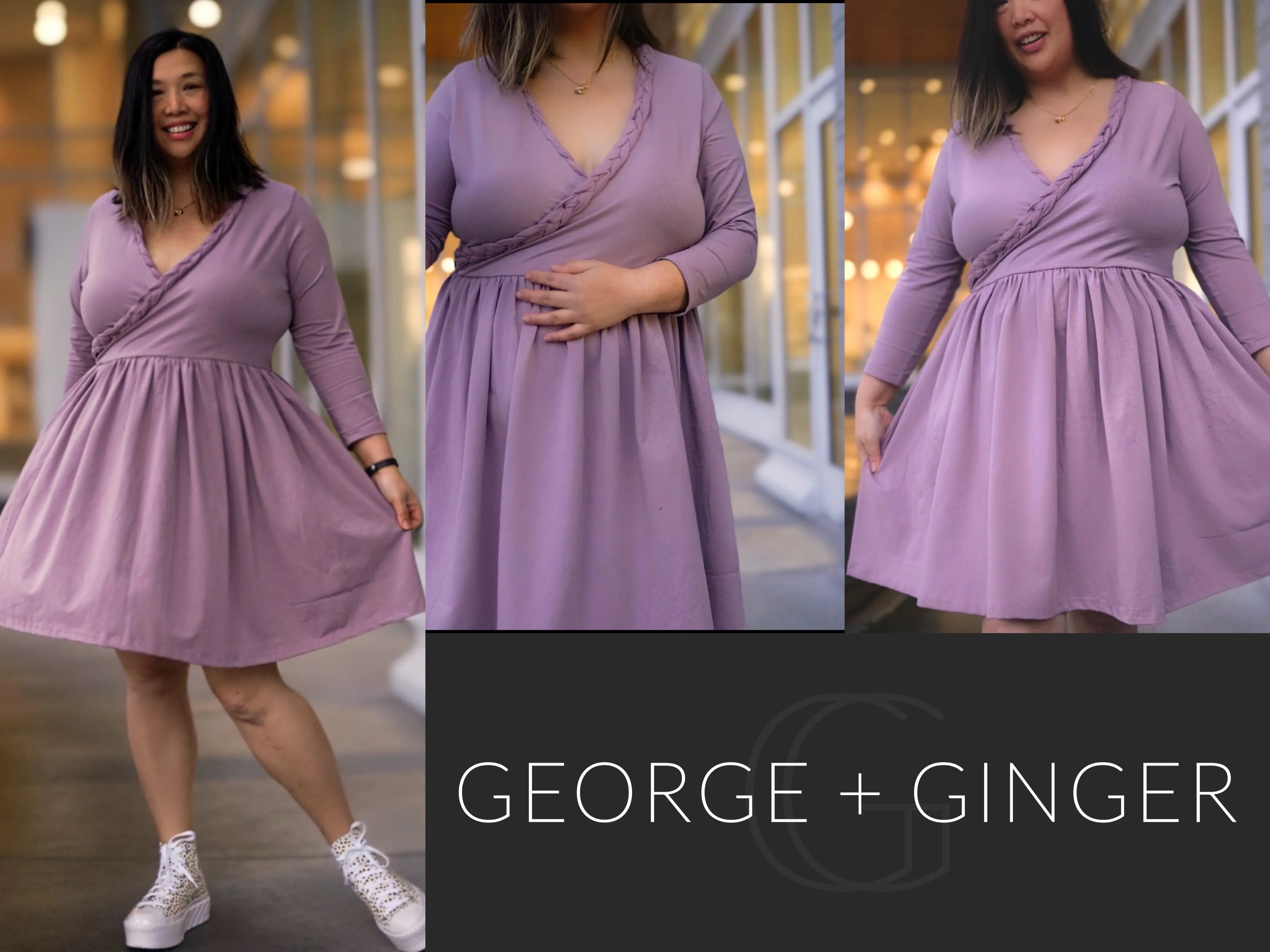The Plait Dress PDF Sewing Pattern