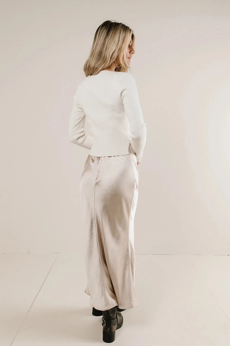 Vanessa Twofer Dress in Champagne - FINAL SALE