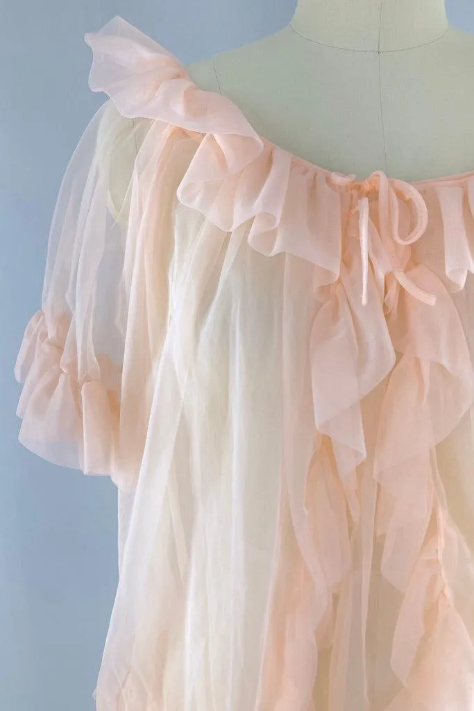 Vintage 1960s Two Piece Nightie Set
