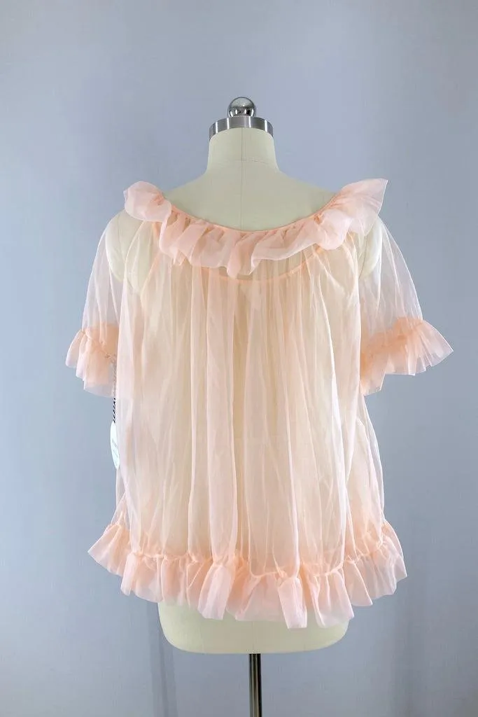 Vintage 1960s Two Piece Nightie Set