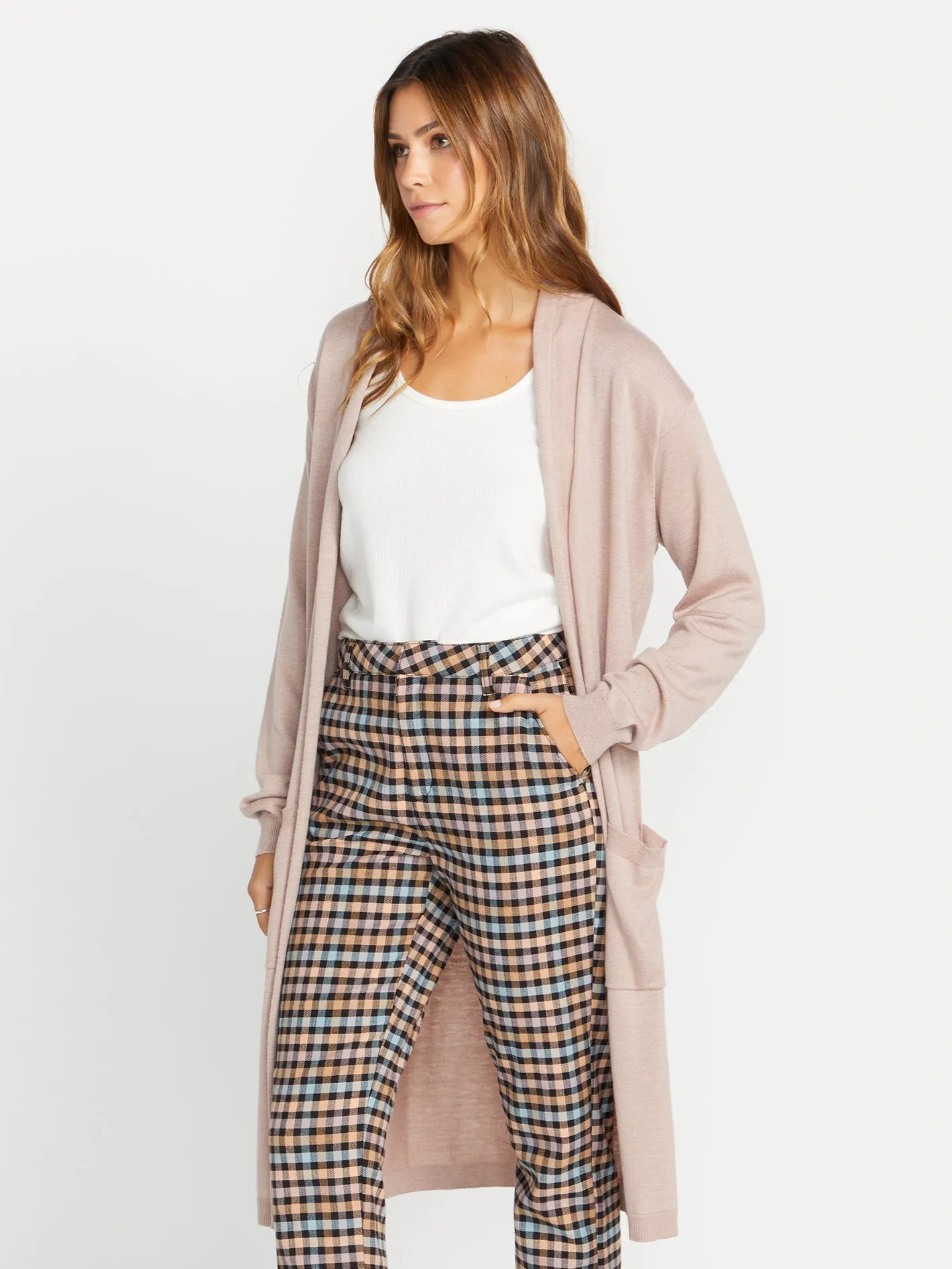 Volcom Lived in Lounge Midi Throw Cardi Sweater
