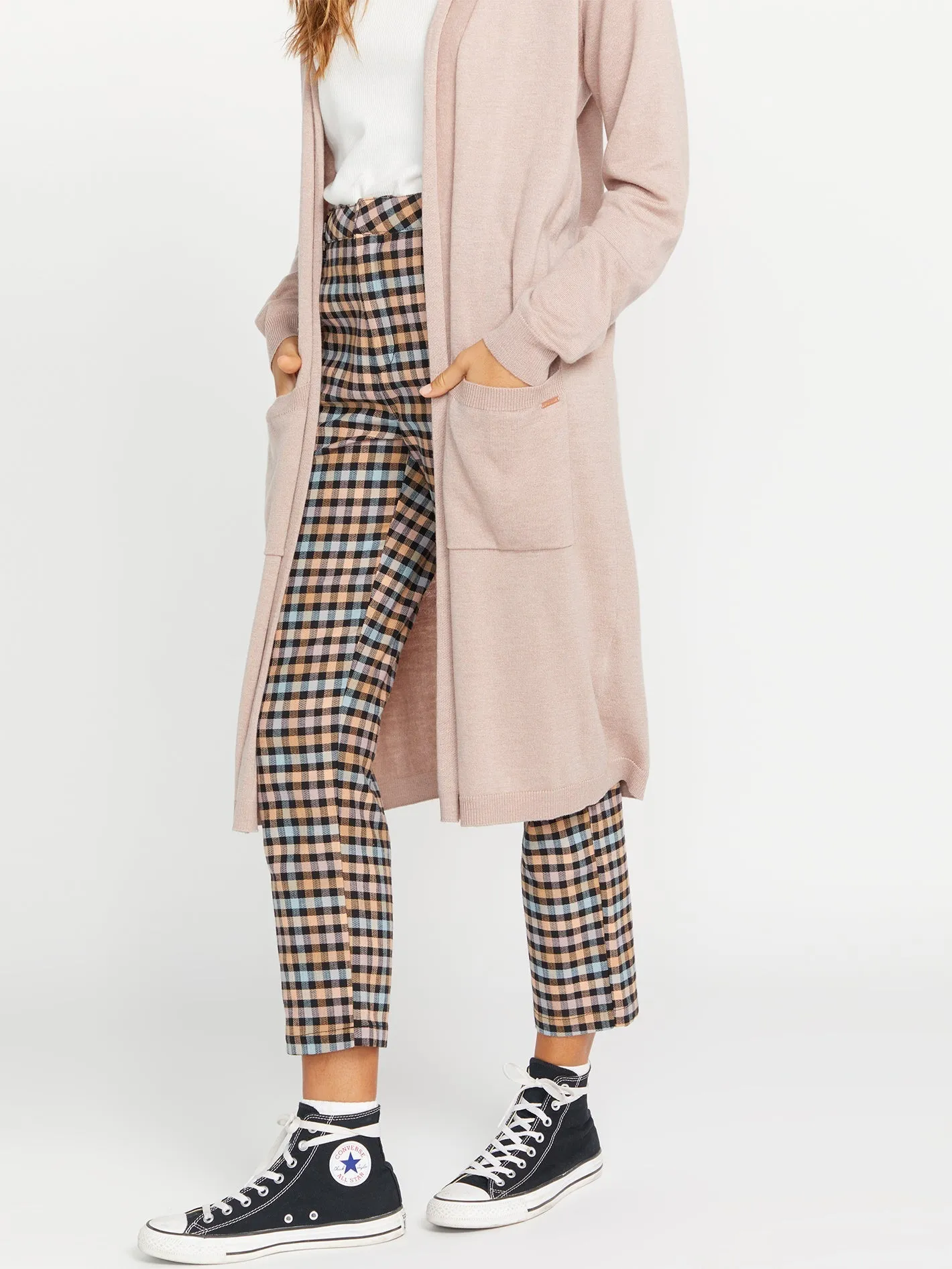 Volcom Lived in Lounge Midi Throw Cardi Sweater