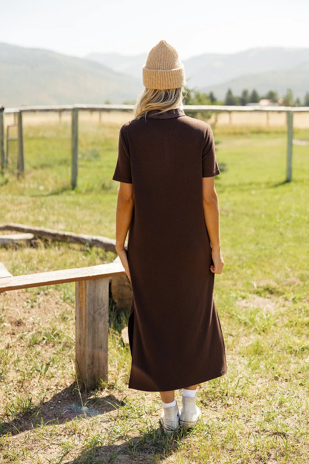 Wild Winds Button Dress