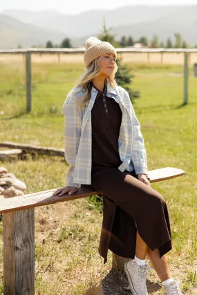Wild Winds Button Dress