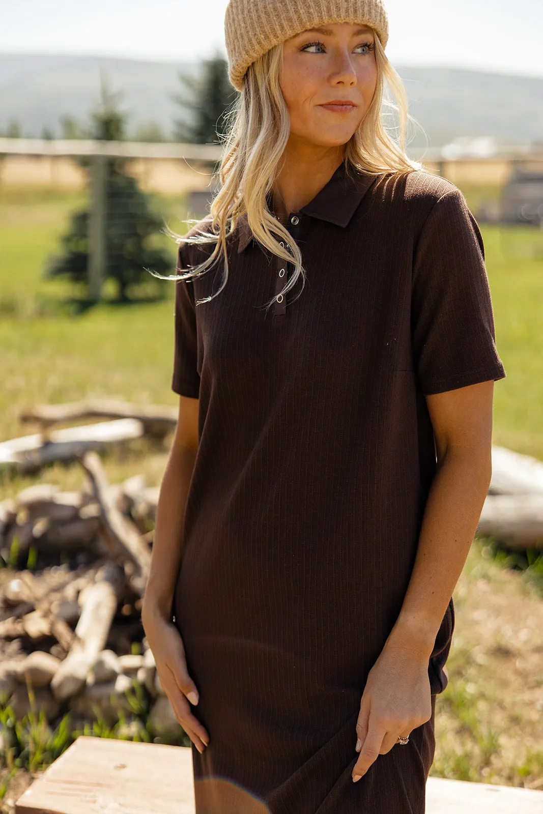 Wild Winds Button Dress