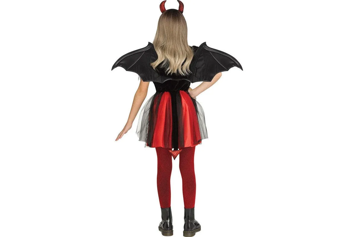 Winged Devil Girls Costume Medium 8/10 (1/Pk)