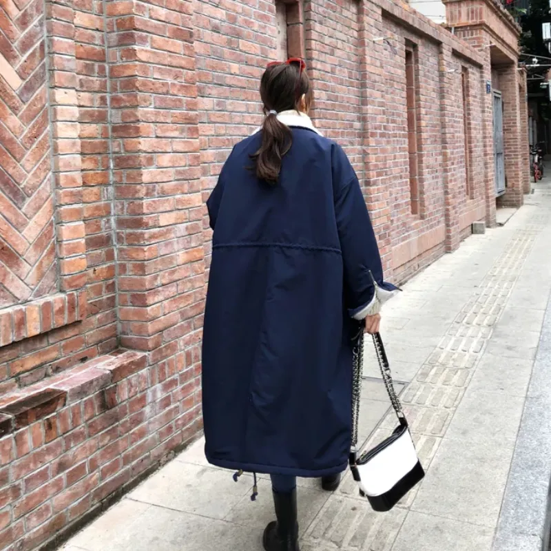Women's Winter Thick Loose Long Parka With Fur
