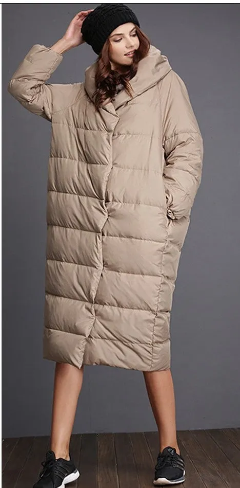 Women's Winter Thick Warm Cotton Long Parka