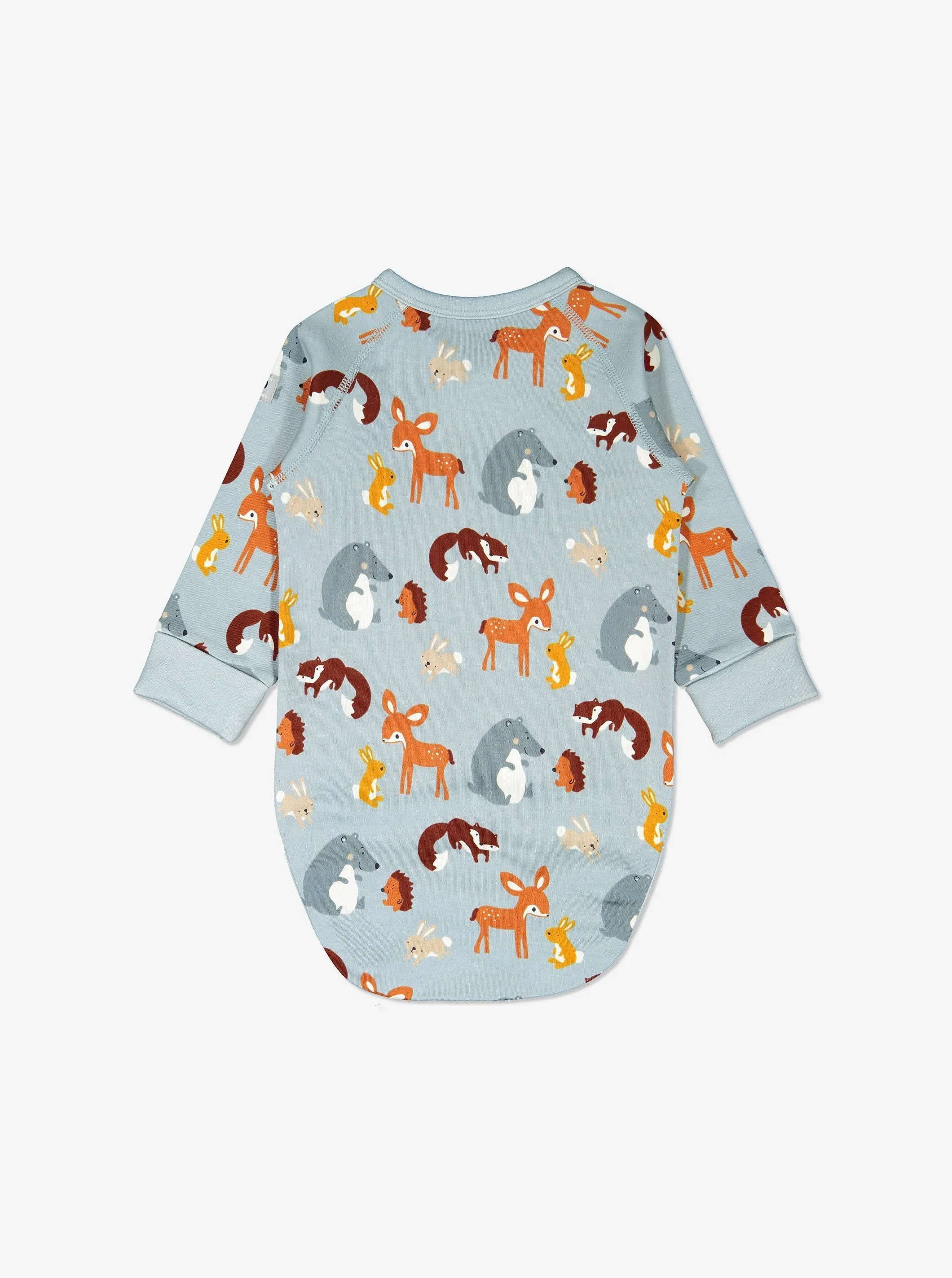 Woodland Animals Wraparound Babygrow