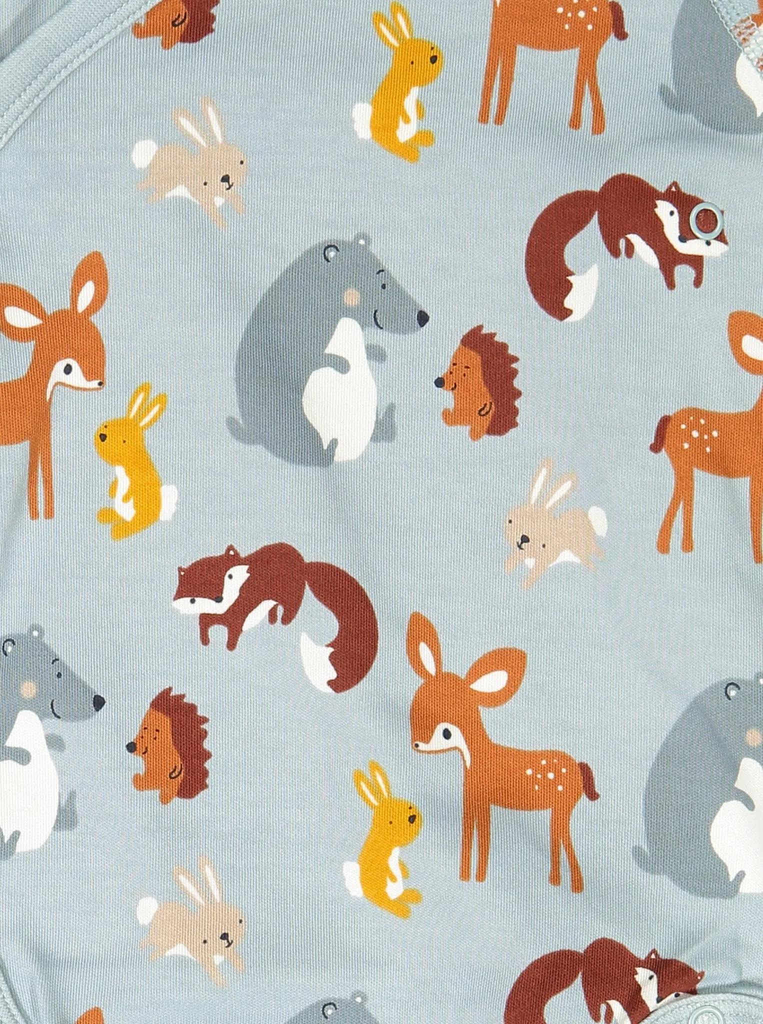 Woodland Animals Wraparound Babygrow