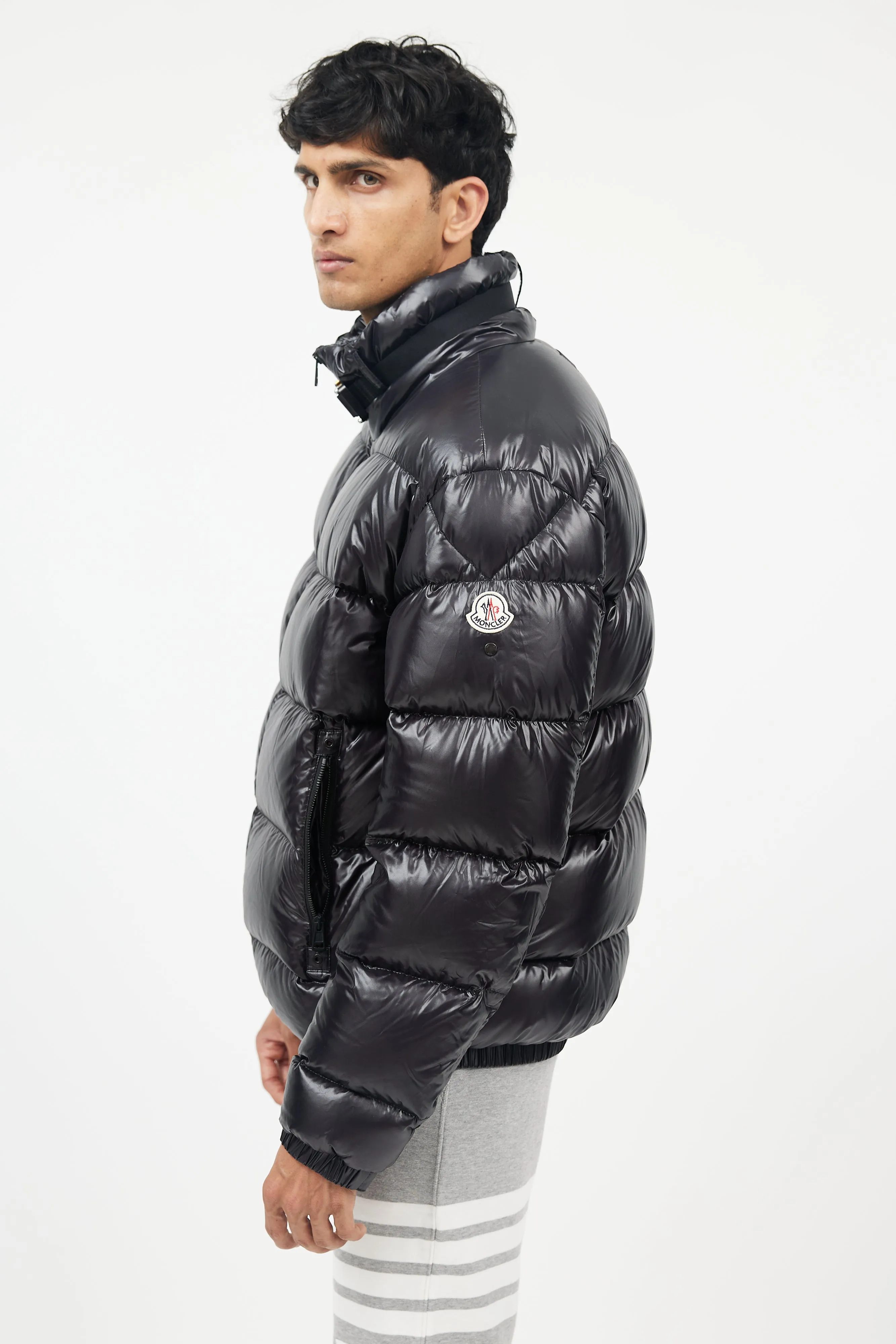 X Alyx Black Sirus Down Puffer Jacket
